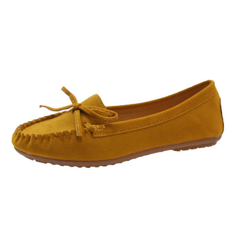 Xajzpa Woman Trend Fashion Casual Lofers Women's Flat Shoes Ladies Elegant Butterfly-Knot Comfortable Women Soft Classic Office Shoes